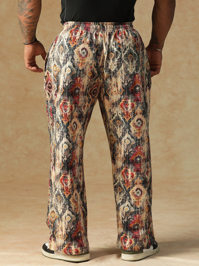 Printed Heritage Pattern Sweatpants