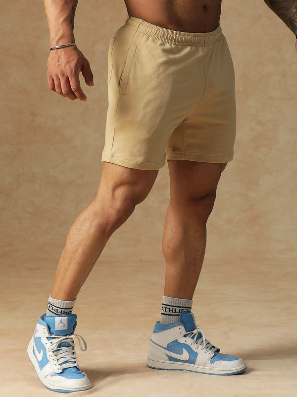 Everyday 5' Trry Shorts Beige