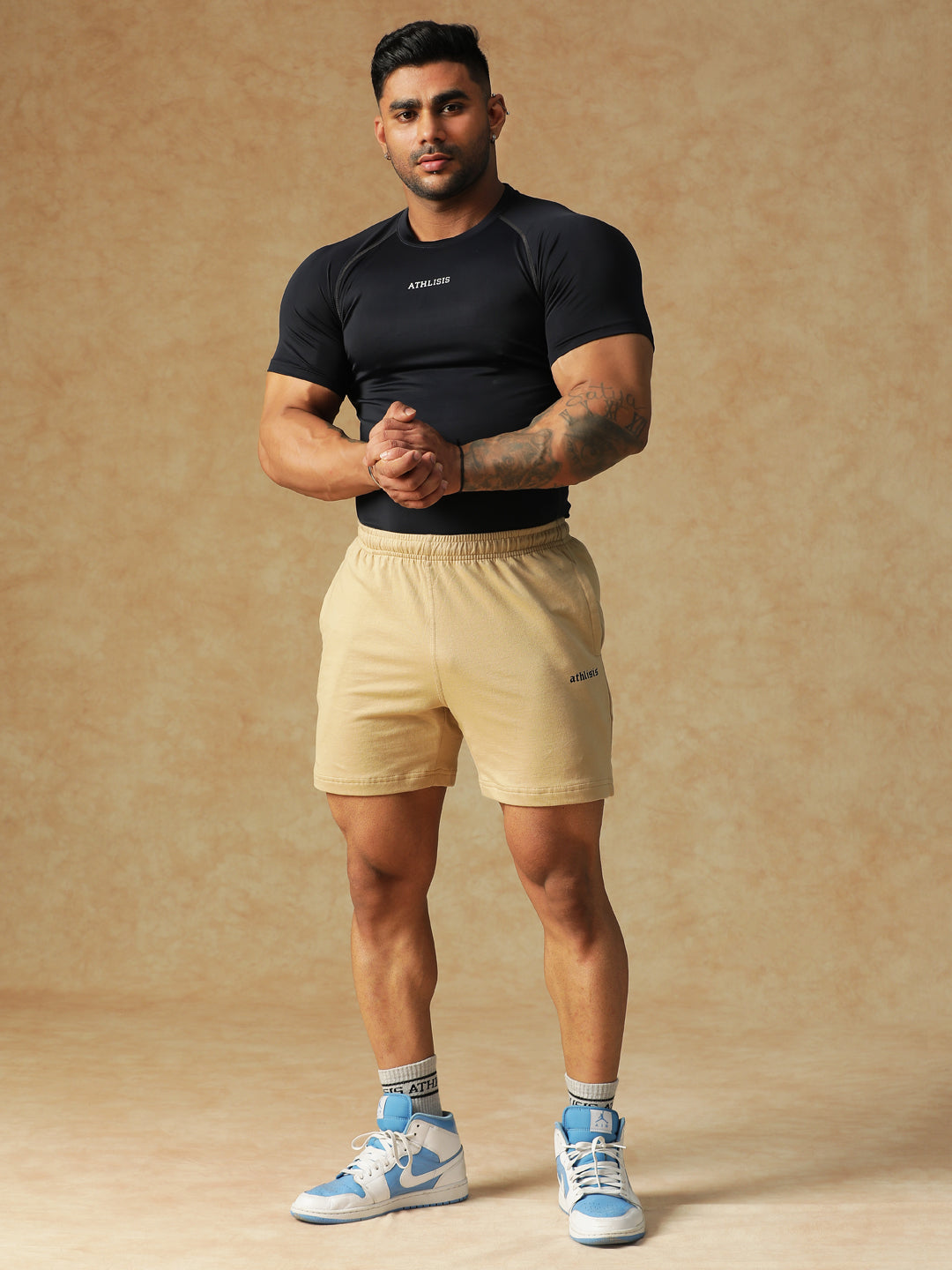 Basic Compression T-shirt Black Athlisis Sports