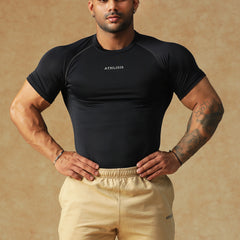 Basic Compression T-shirt Black