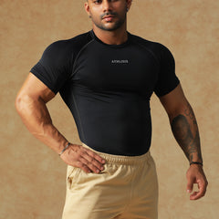 Basic Compression T-shirt Black
