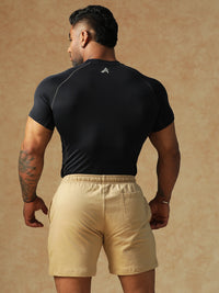 Basic Compression T-shirt Black Athlisis Sports