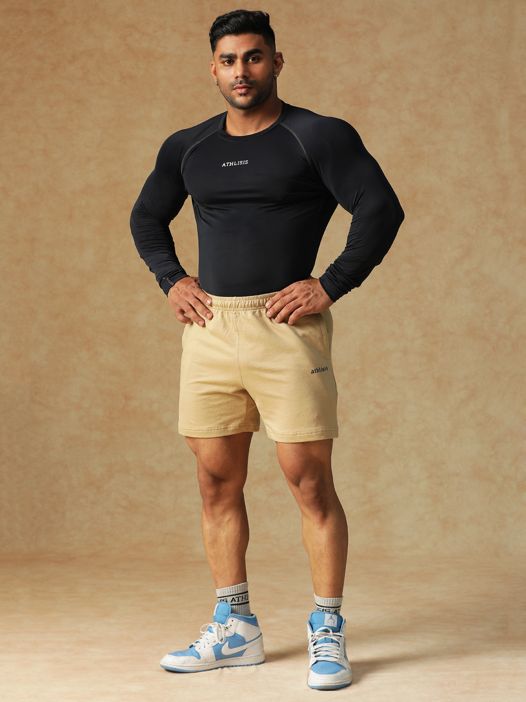 Basic Full Compression T-shirt Black Athlisis Sports