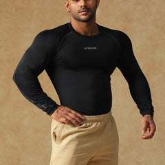 Basic Full Compression T-shirt Black