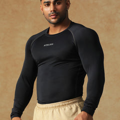 Basic Full Compression T-shirt Black