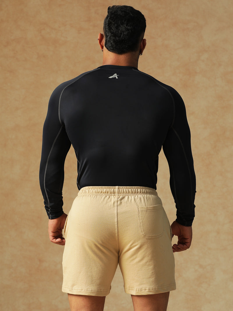 Basic Full Compression T-shirt Black