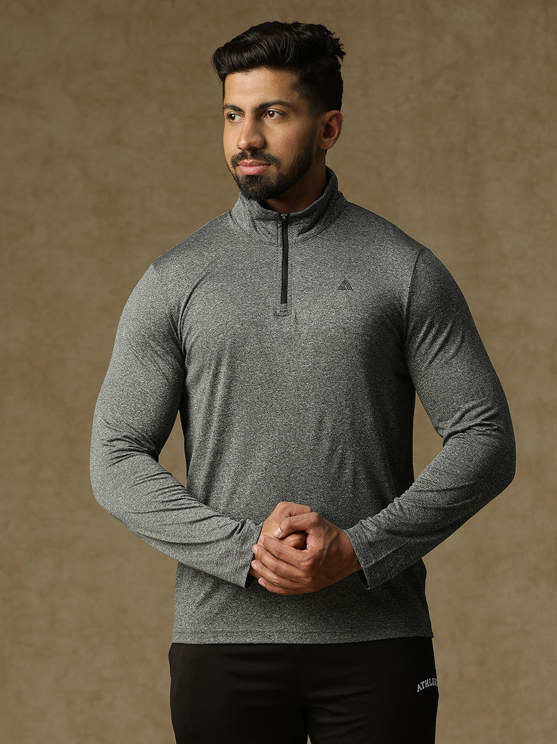 Classic Pullovers Grey Melange