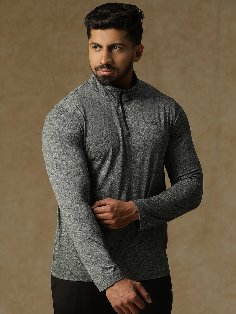 Classic Pullovers Grey Melange