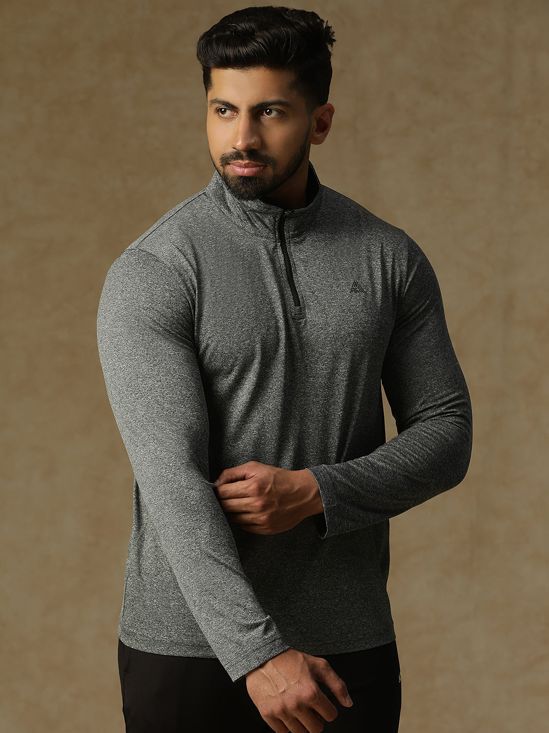 Classic Pullovers Grey Melange