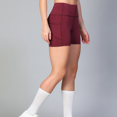 Aura Training Shorts Maroon
