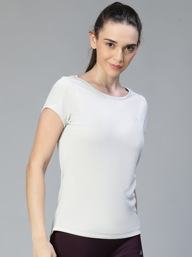 Keyhole T-shirt Gray