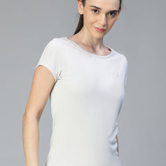 Keyhole T-shirt Gray