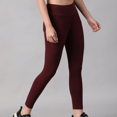 Streamline Legging Dark Maroon