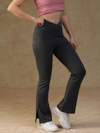 V-Shape Flare Pant Grey