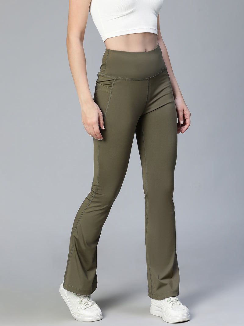 Active Sculpt Flare Pant Olive