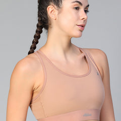 Ruched Sports Bra Skin