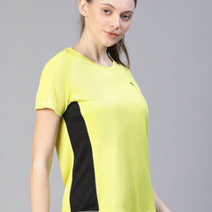 Contrast Side Panel T-Shirt Apple Green