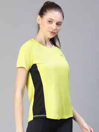 Contrast Side Panel T-Shirt Apple Green