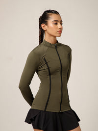 Aero Sculpt Jacket Olive