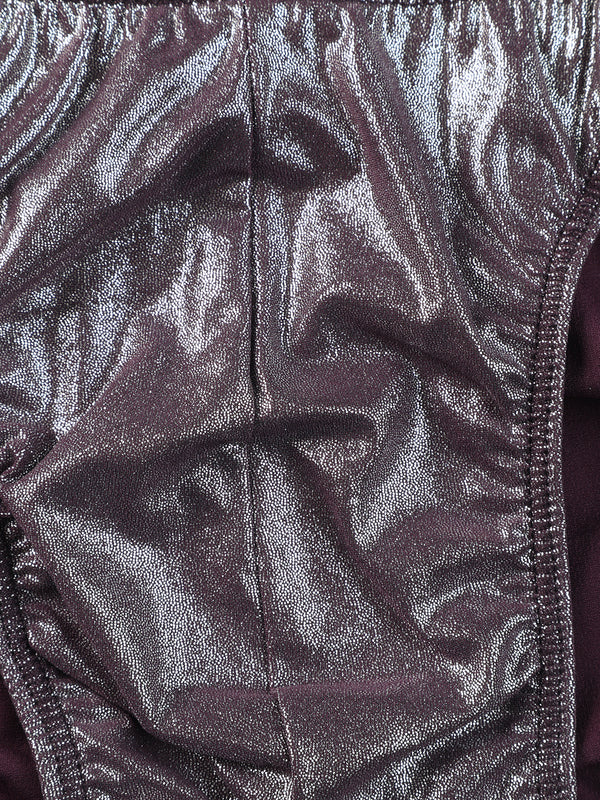 D.Purple Shine Bodybuilding Trunk