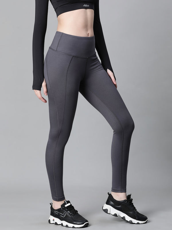 Essential High-Rise Leggings Gray