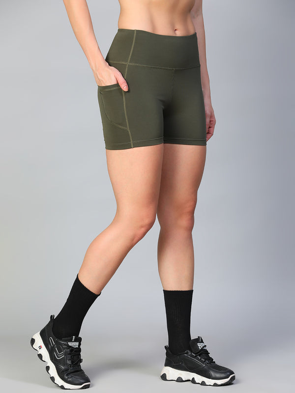 Aura Training Shorts Olive