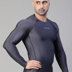 Basic Full Compression T-shirt Gray
