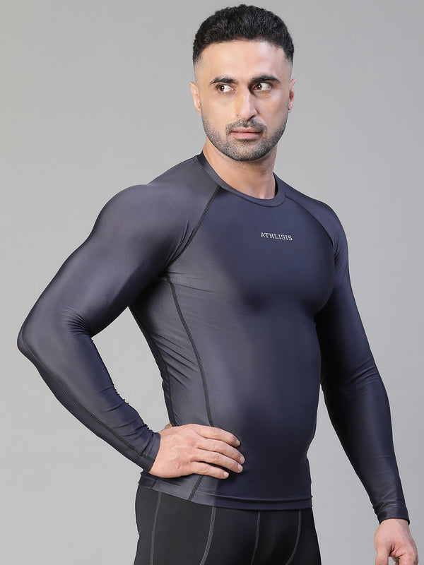 Basic Full Compression T-shirt Gray