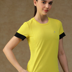 Contrast Tone T-Shirt Yellow