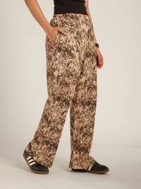 Printed Baggy Storm Wash Sweatpants