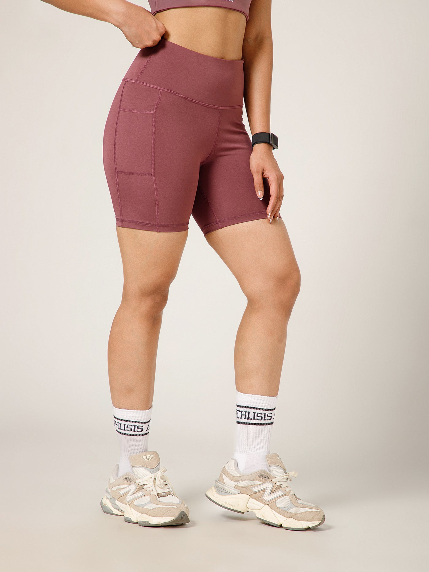 Stealth Active Shorts Mauve