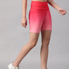 Dual Tone Shorts Hot Pink