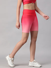 Dual Tone Shorts Hot Pink