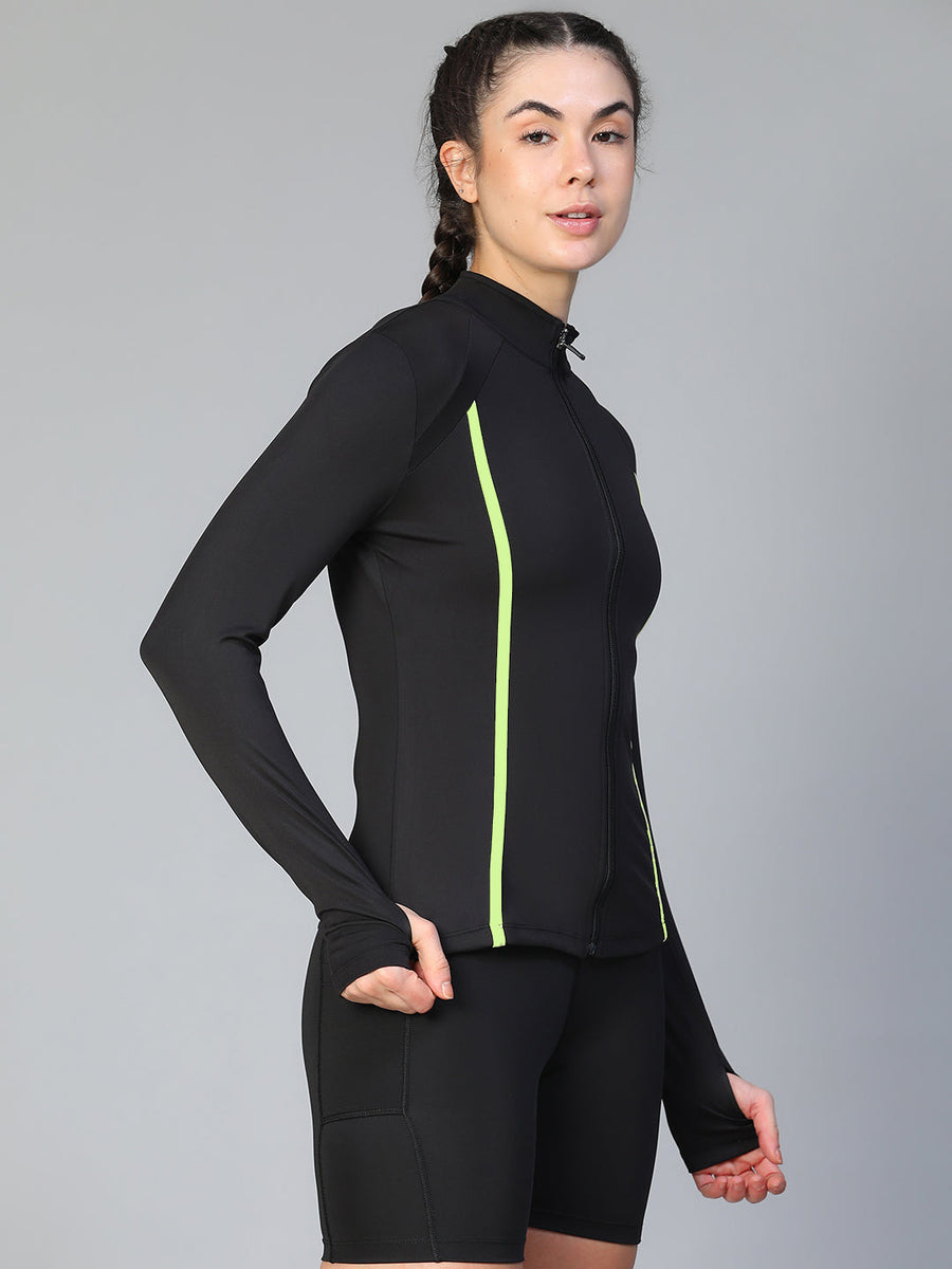 Aero Sculpt Jacket Black Athlisis Sports