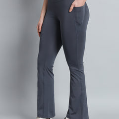 Active Sculpt Flare Pant Gray