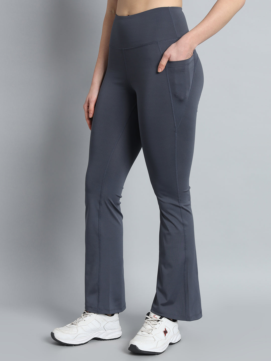 Active Sculpt Flare Pant Gray