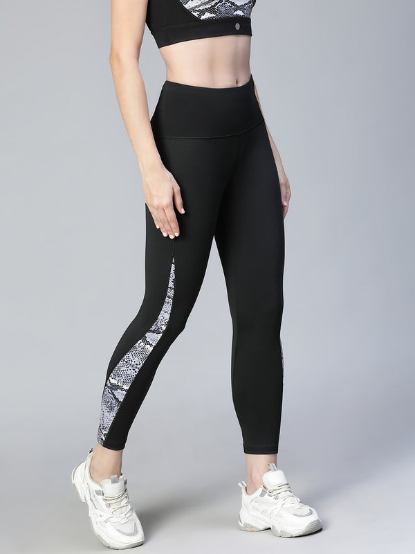 Side Seam Leggings Black