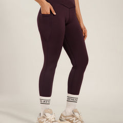 V-Front Legging Wine