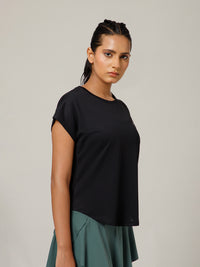 Cap Flow T-Shirt Black
