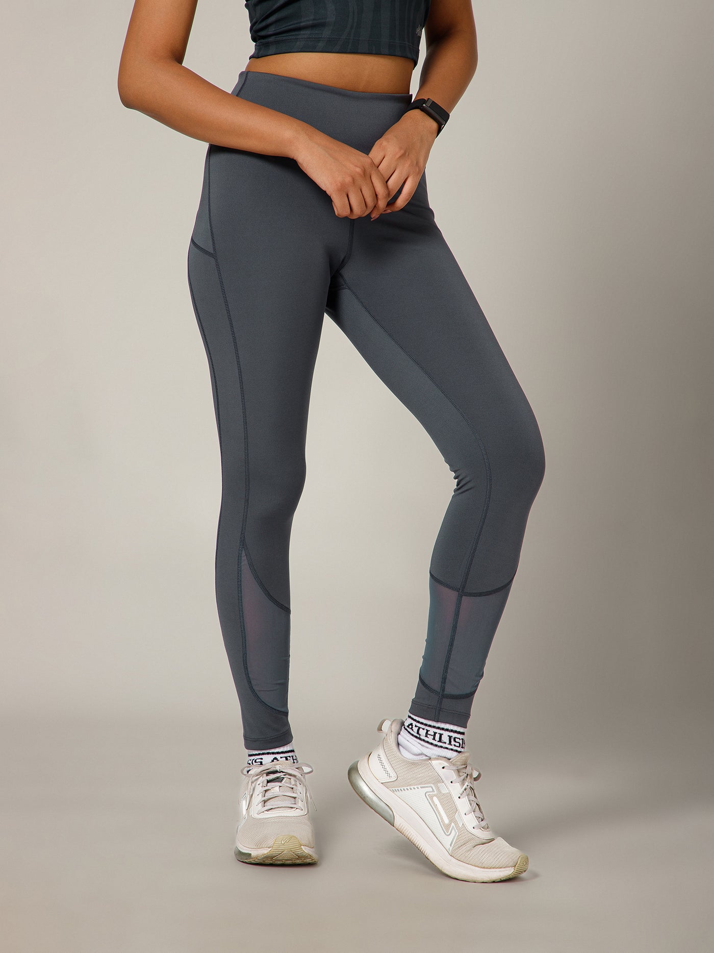 Vapor Mesh Legging Gray