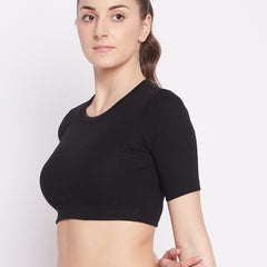 Everyday Cropped Tee Black