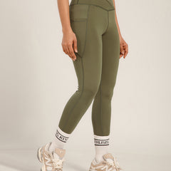 V-Front Legging Olive