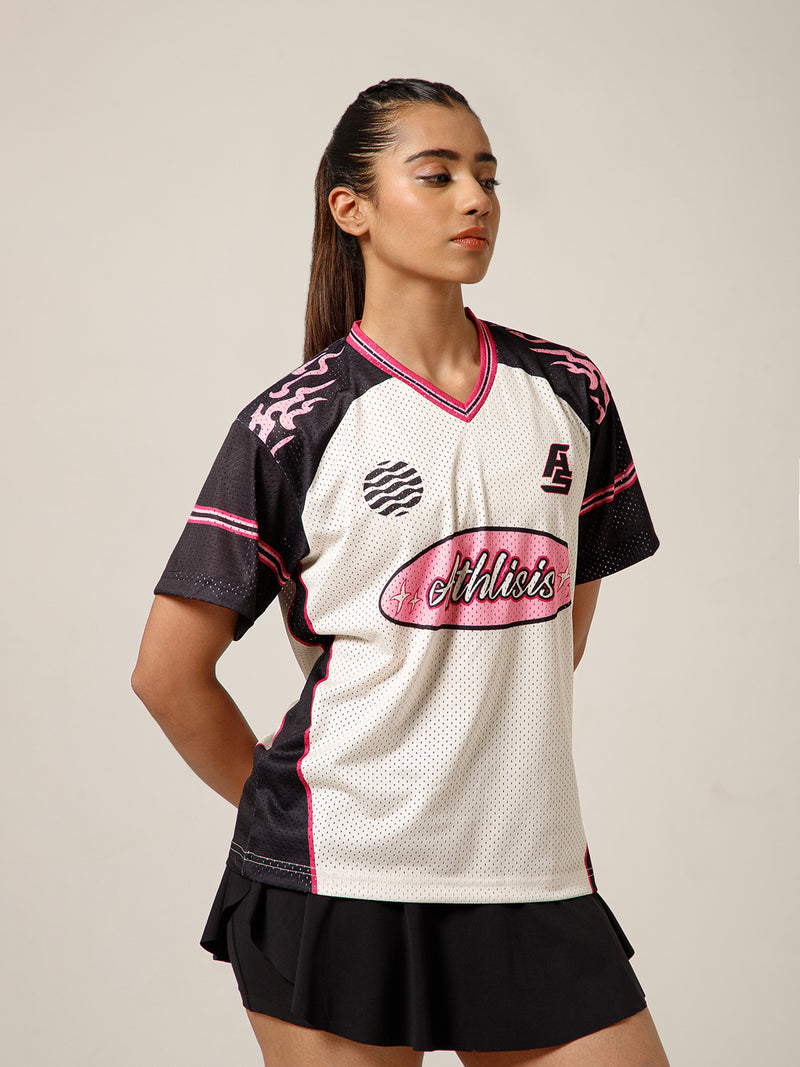 Cloud Nine Jersey Pink & Black