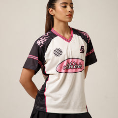 Cloud Nine Jersey Pink & Black