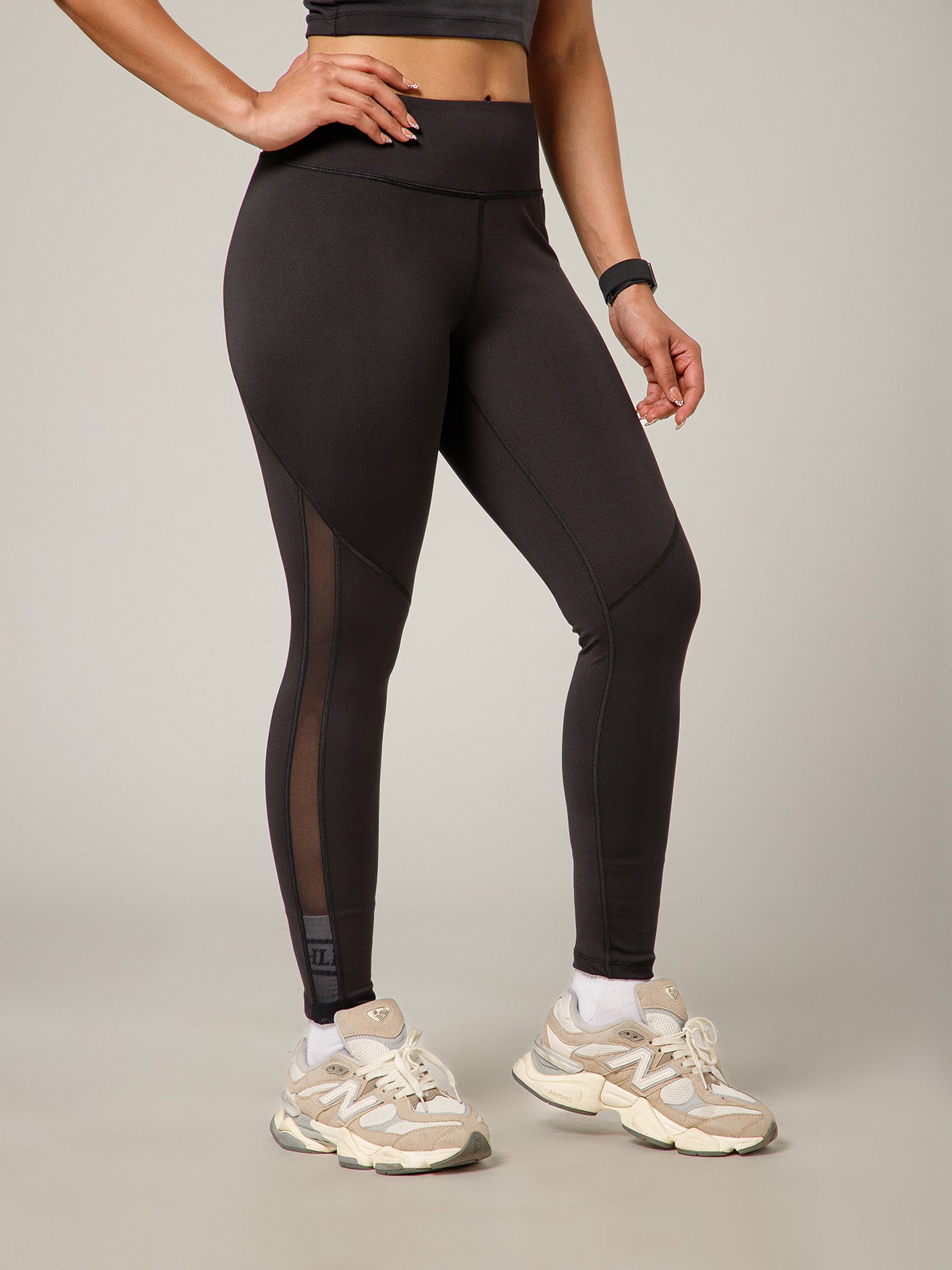 Streamline Panel Legging Black