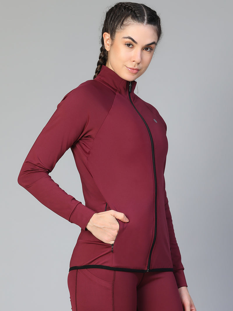 Verve Jacket Maroon