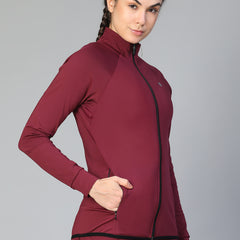 Verve Jacket Maroon