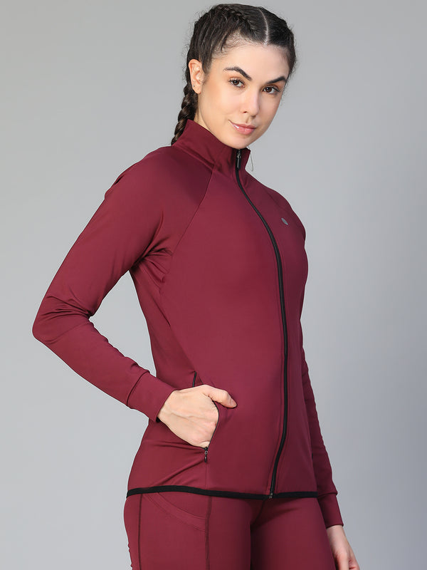 Verve Jacket Maroon