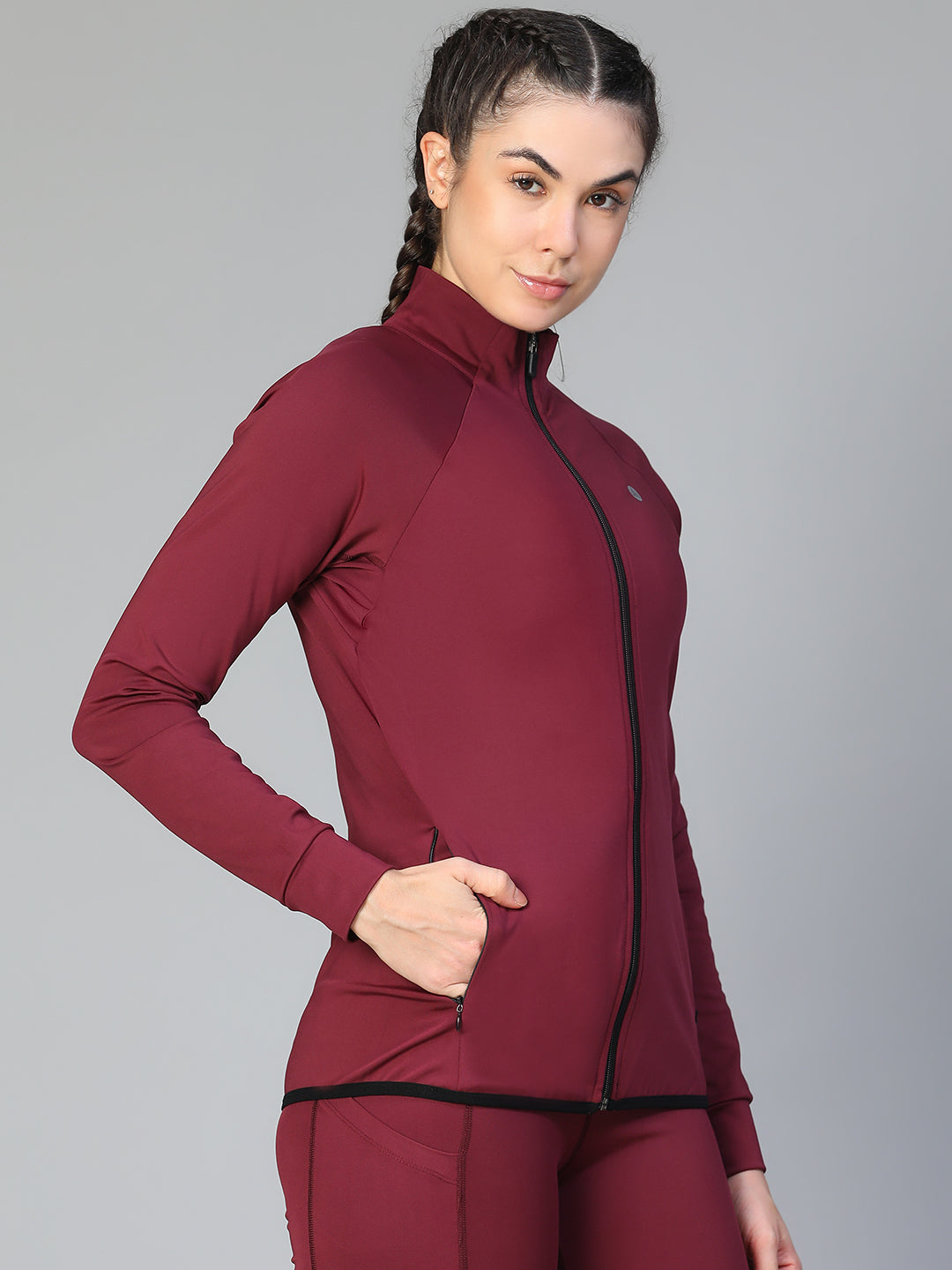 Verve Jacket Maroon