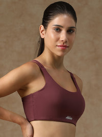 Twin Strap Sports Bra Mauve